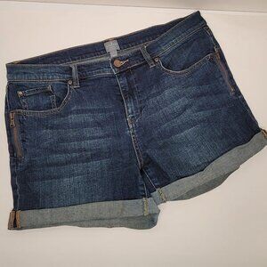 New York & Company Soho Blue Jean Mid Rise Roll
